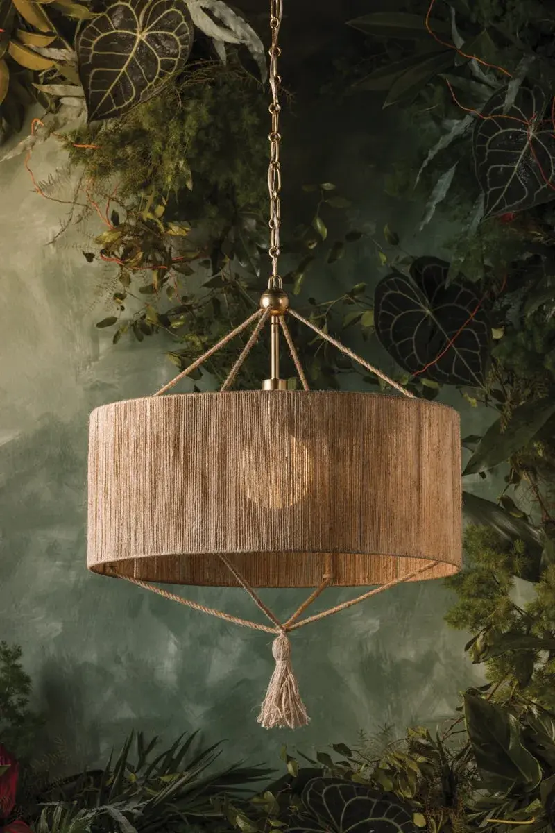 Reyn Pendant in Aged Brass - Image 10