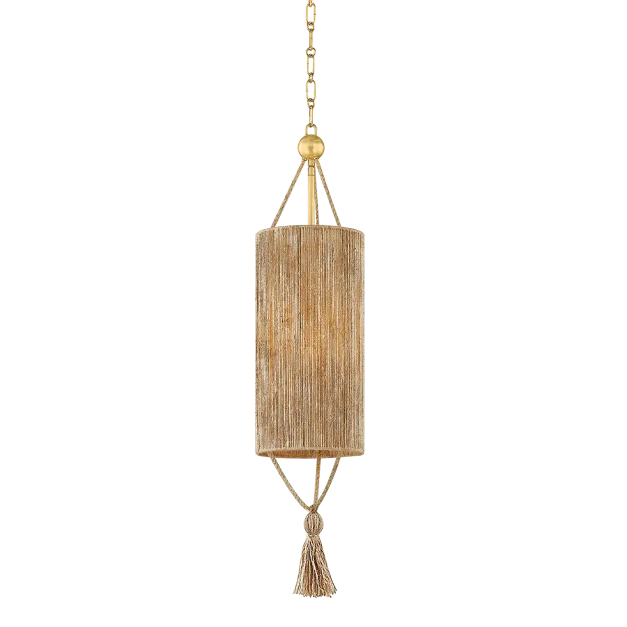 Reyn Pendant in Aged Brass - Image 1