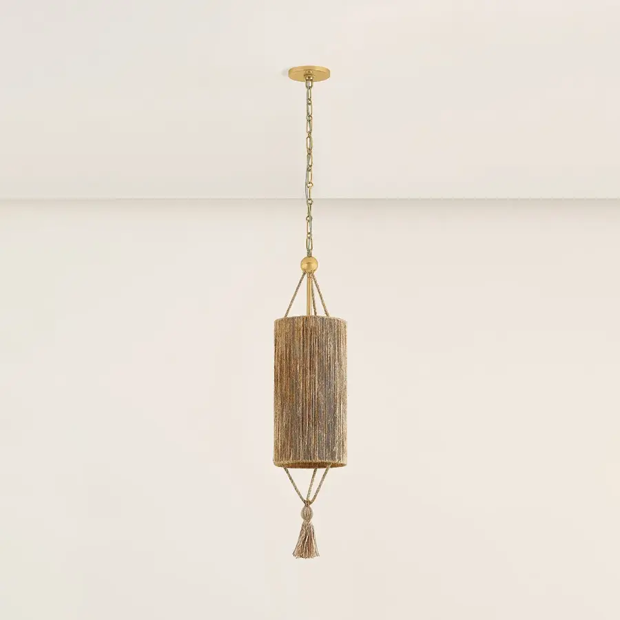 Reyn Pendant in Aged Brass - Image 4