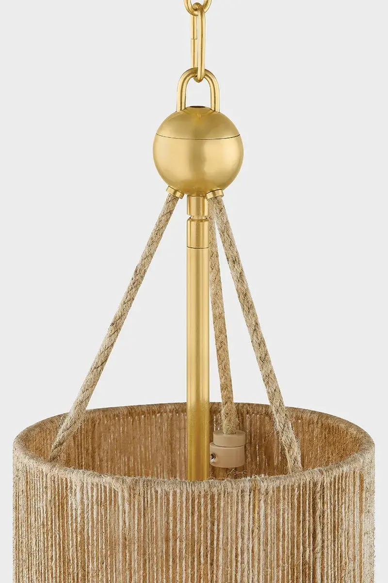 Reyn Pendant in Aged Brass - Image 5