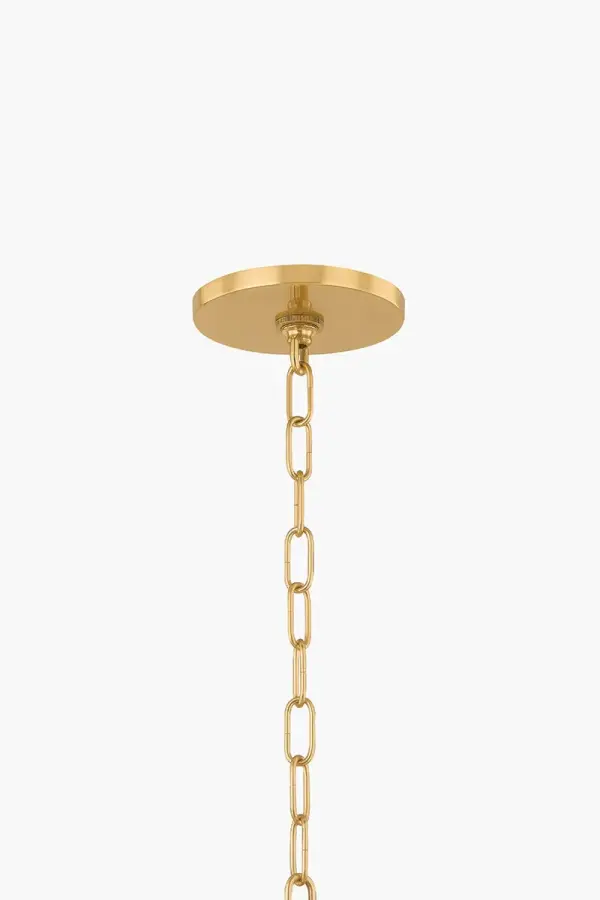 Janie Chandelier in Aged Brass with True Bronze - Image 3