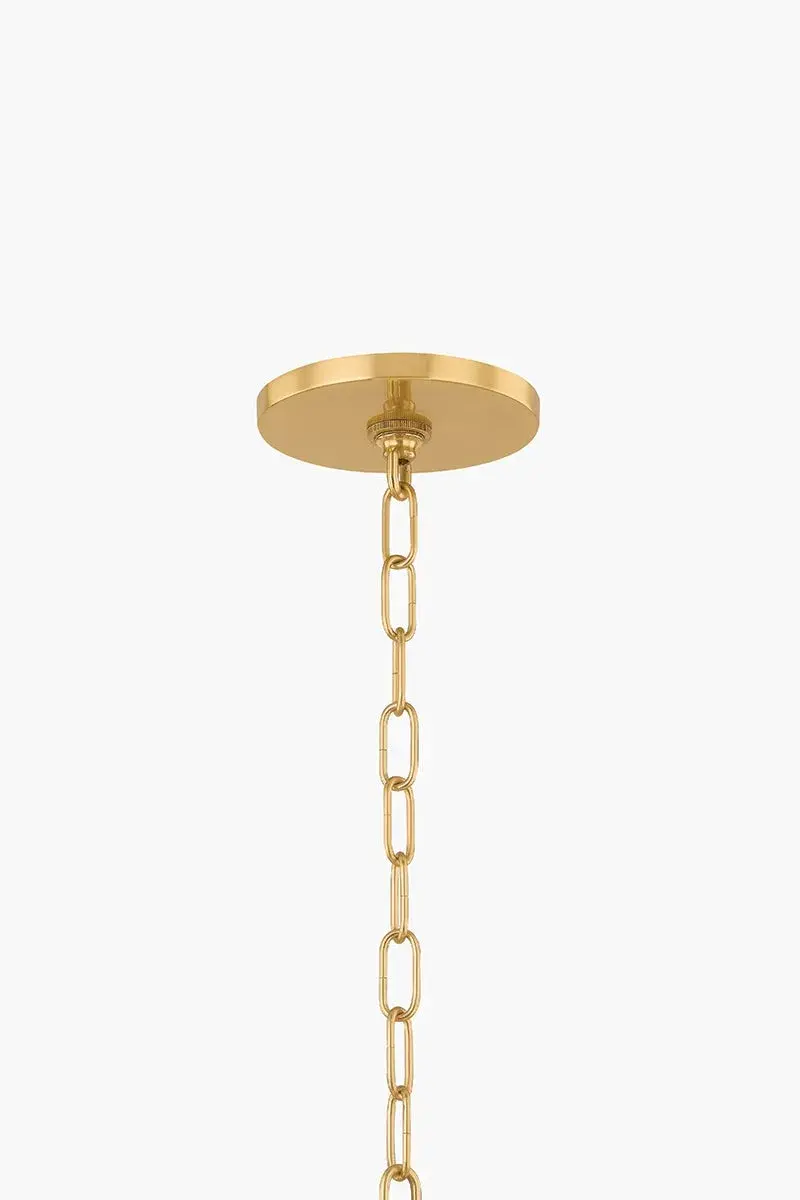 Janie Chandelier in Aged Brass with True Bronze - Image 3
