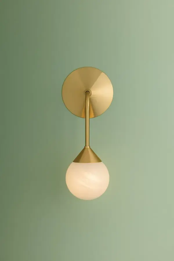 Natasha Wall Sconce in Aged Brass - Image 5