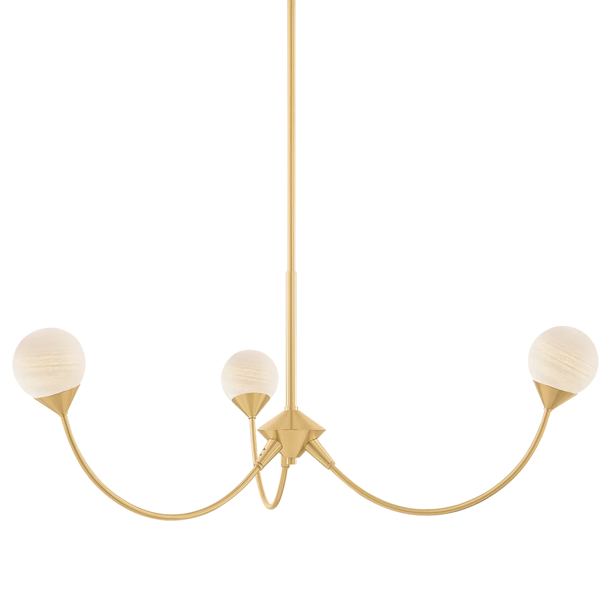 Natasha Chandelier in Aged Brass