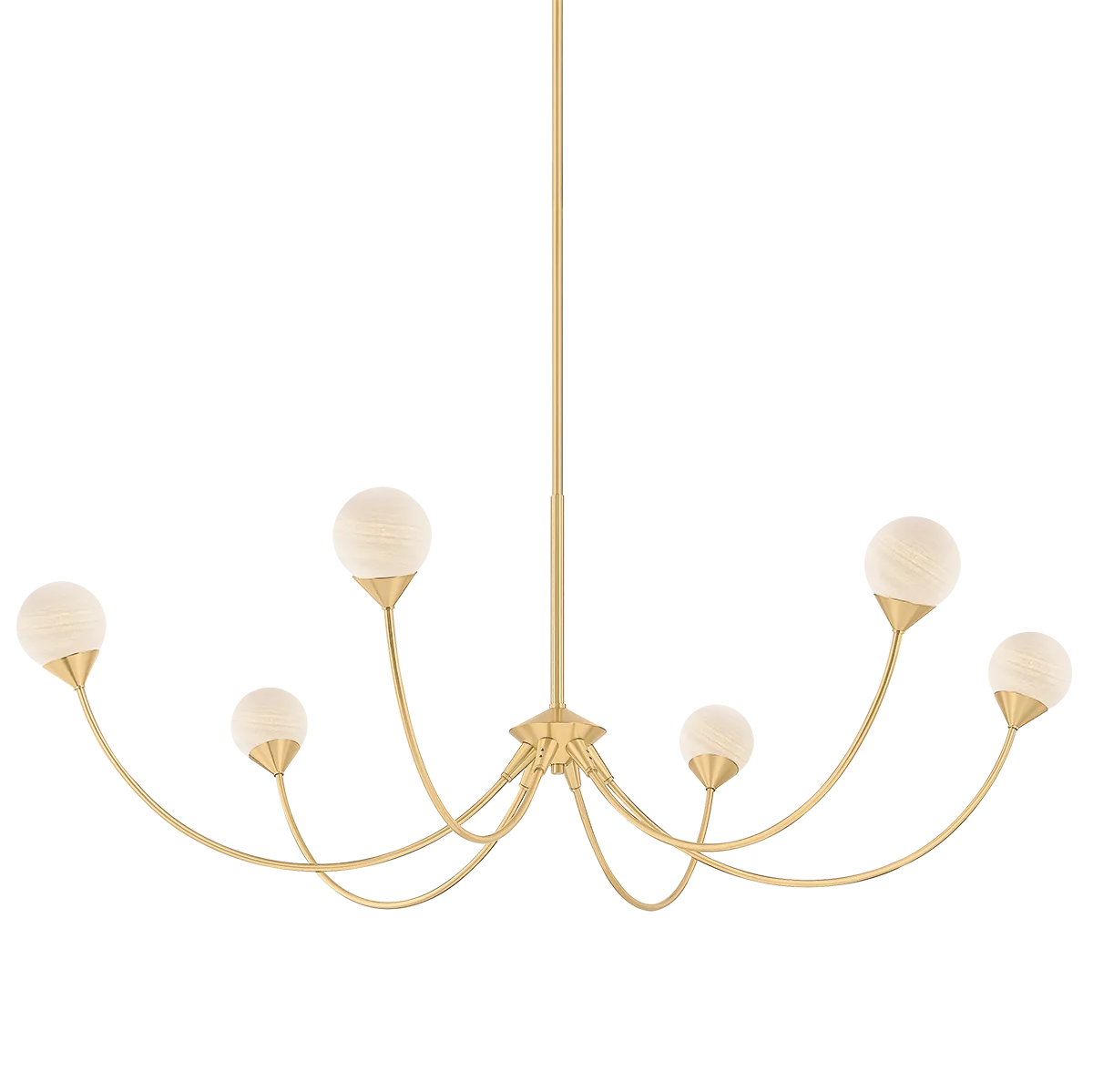 Natasha Chandelier in Aged Brass