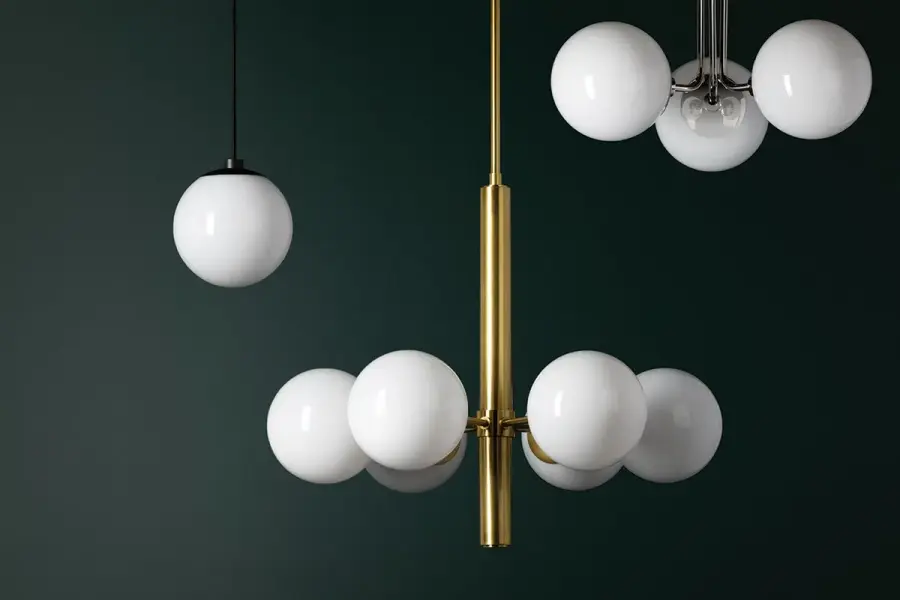 Stella Chandelier in Aged Brass - Image 3