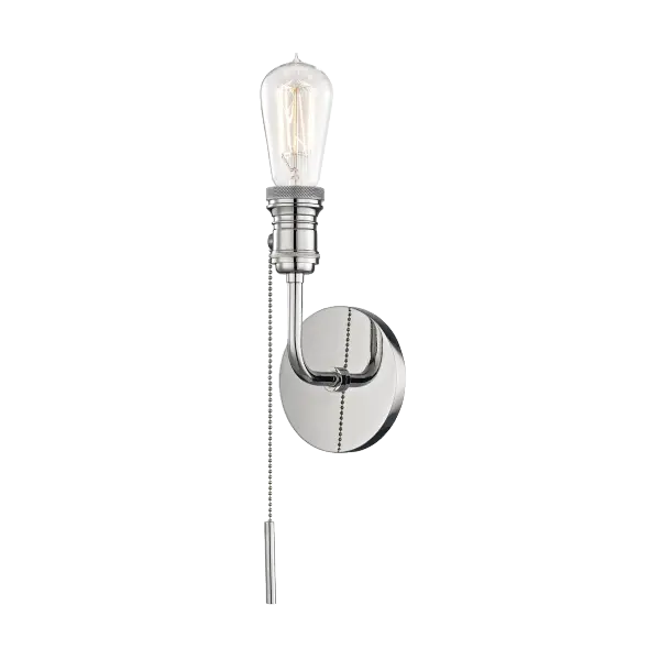 The Lexi Wall Sconce offers functional lighting in a compact design suitable for various residential and commercial applications. Its wall-mounted configuration makes it ideal for hallways, bathrooms, and accent lighting.