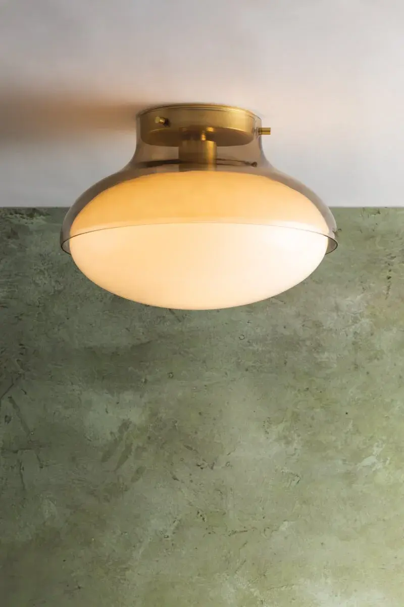 Gianna Flush Mount in Aged Brass - Image 4