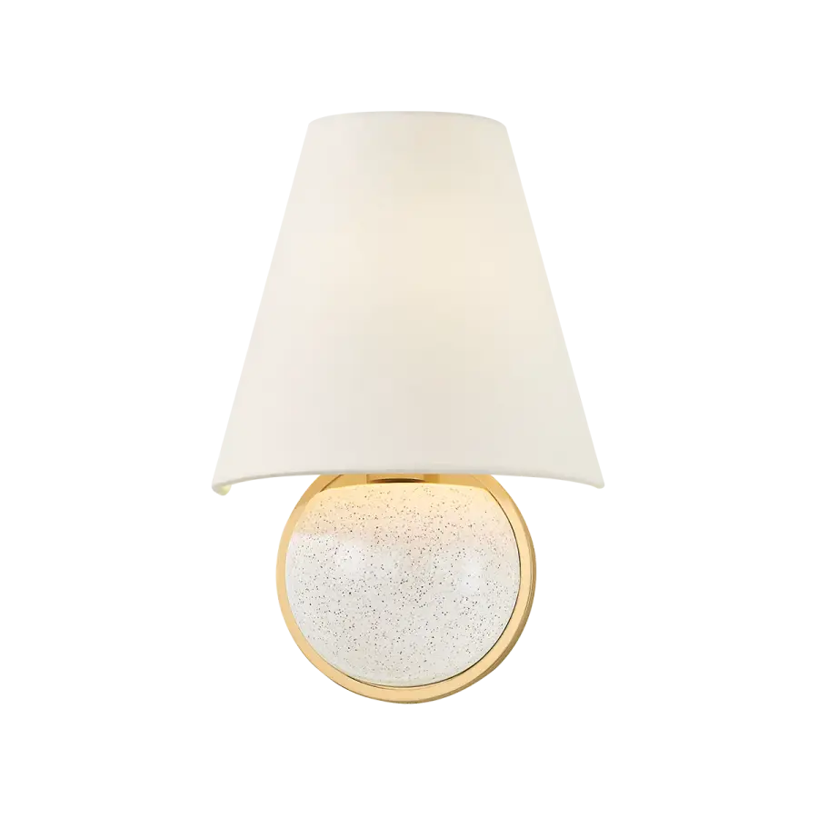 Marlena Wall Sconce in Aged Brass