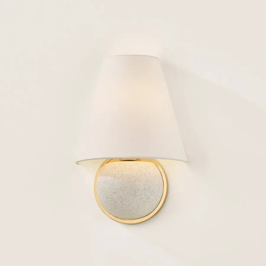 Marlena Wall Sconce in Aged Brass - Image 2