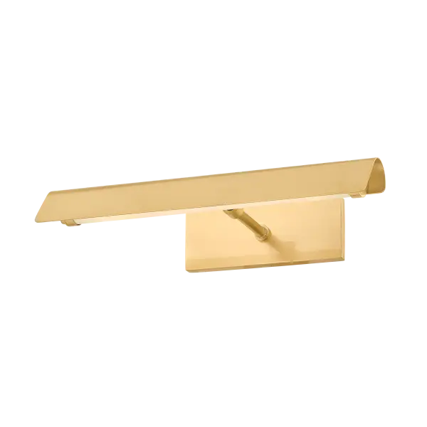 The Regan Picture Light combines artistic design with functional precision. Its softly folded shade directs focused light exactly where needed, making it ideal for illuminating artwork or accent areas.
