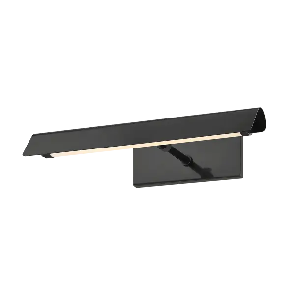 The Regan Picture Light combines artistic design with functional precision. Its softly folded shade directs focused light exactly where needed, making it ideal for highlighting artwork or illuminating small spaces with style.