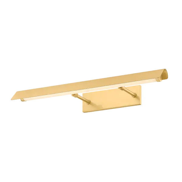 Inspired by Le Corbusier's iconic designs, the Regan Picture Light combines artistic form with functional precision. Its softly folded shade directs focused light exactly where needed, making it ideal for artwork display.