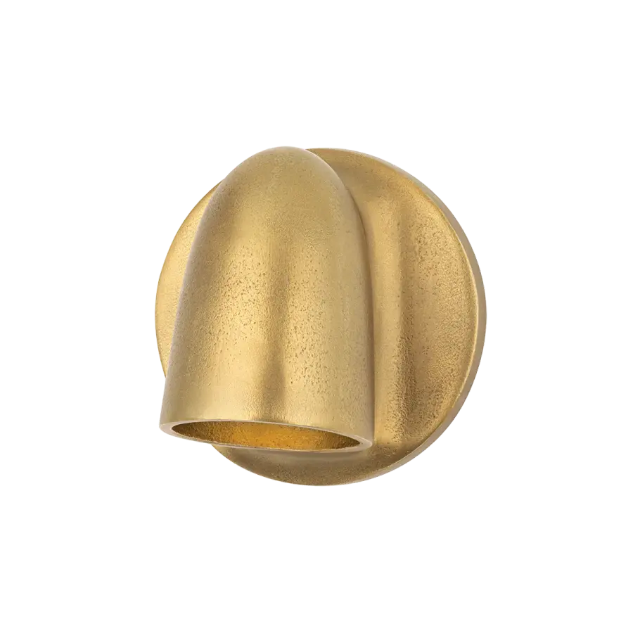 Canna Wall Sconce in Aged Brass - Image 1