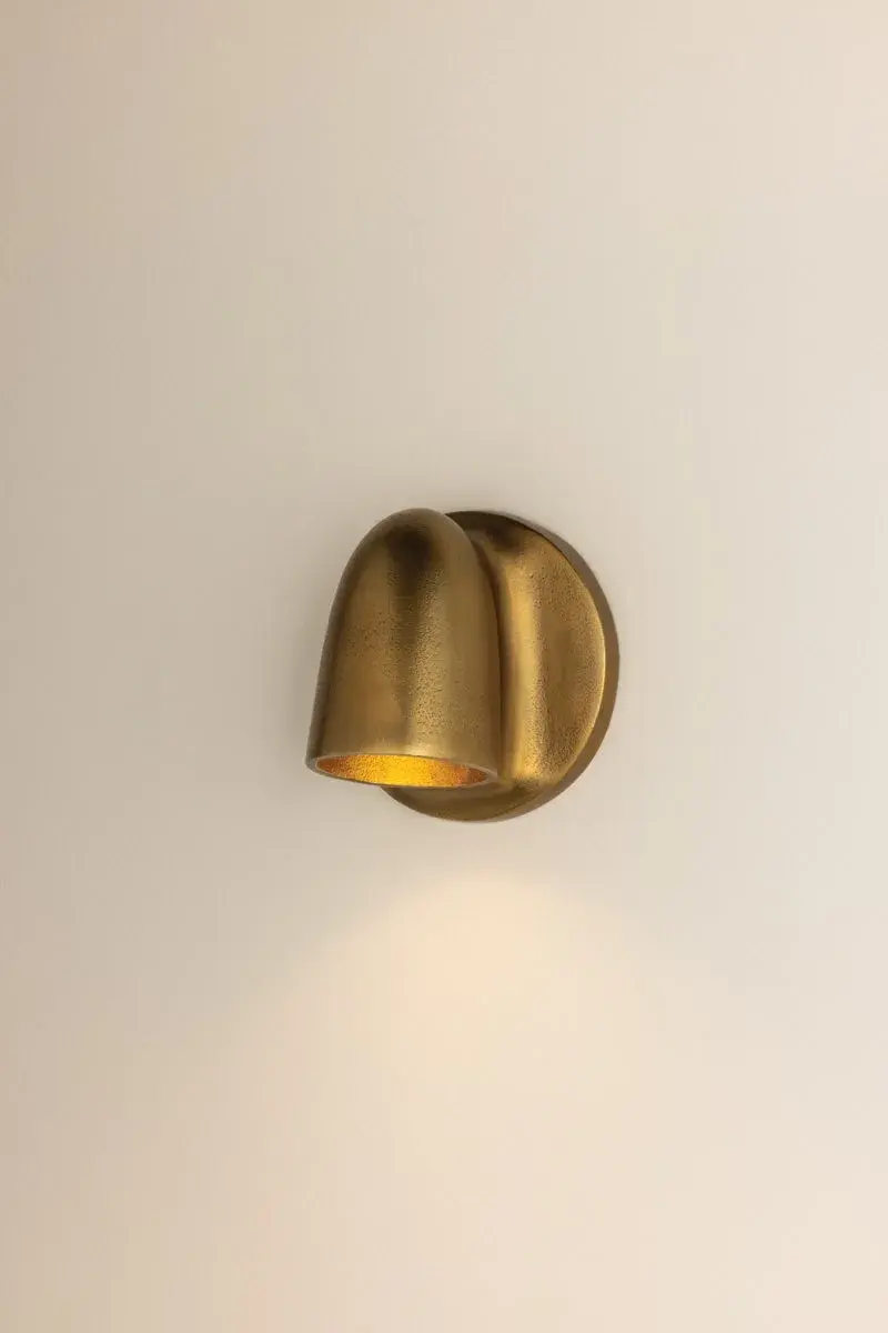 Canna Wall Sconce in Aged Brass - Image 4
