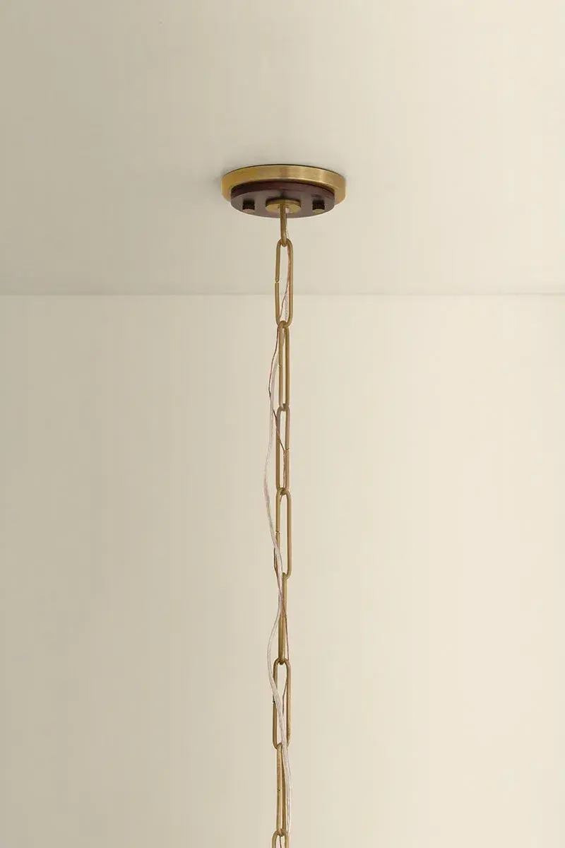 Scheana Carved Wood Pendant - Image 2