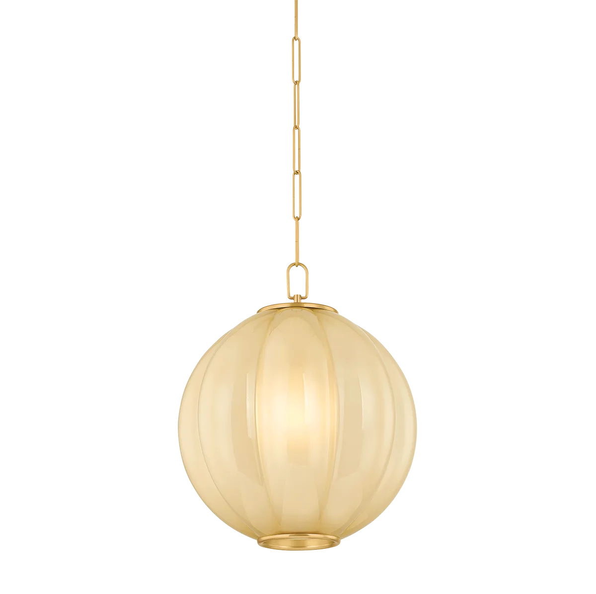 Bernadine Pendant in Aged Brass