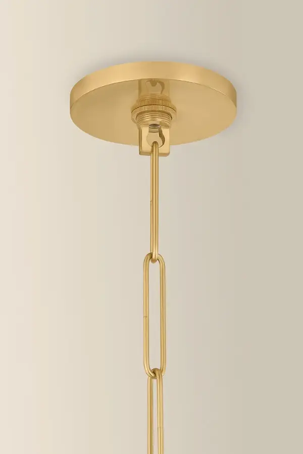 Bernadine Pendant in Aged Brass - Image 3