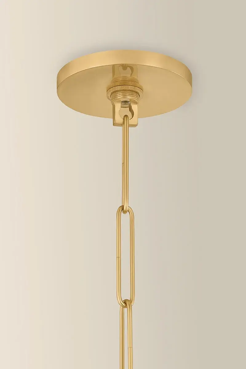 Bernadine Pendant in Aged Brass - Image 3