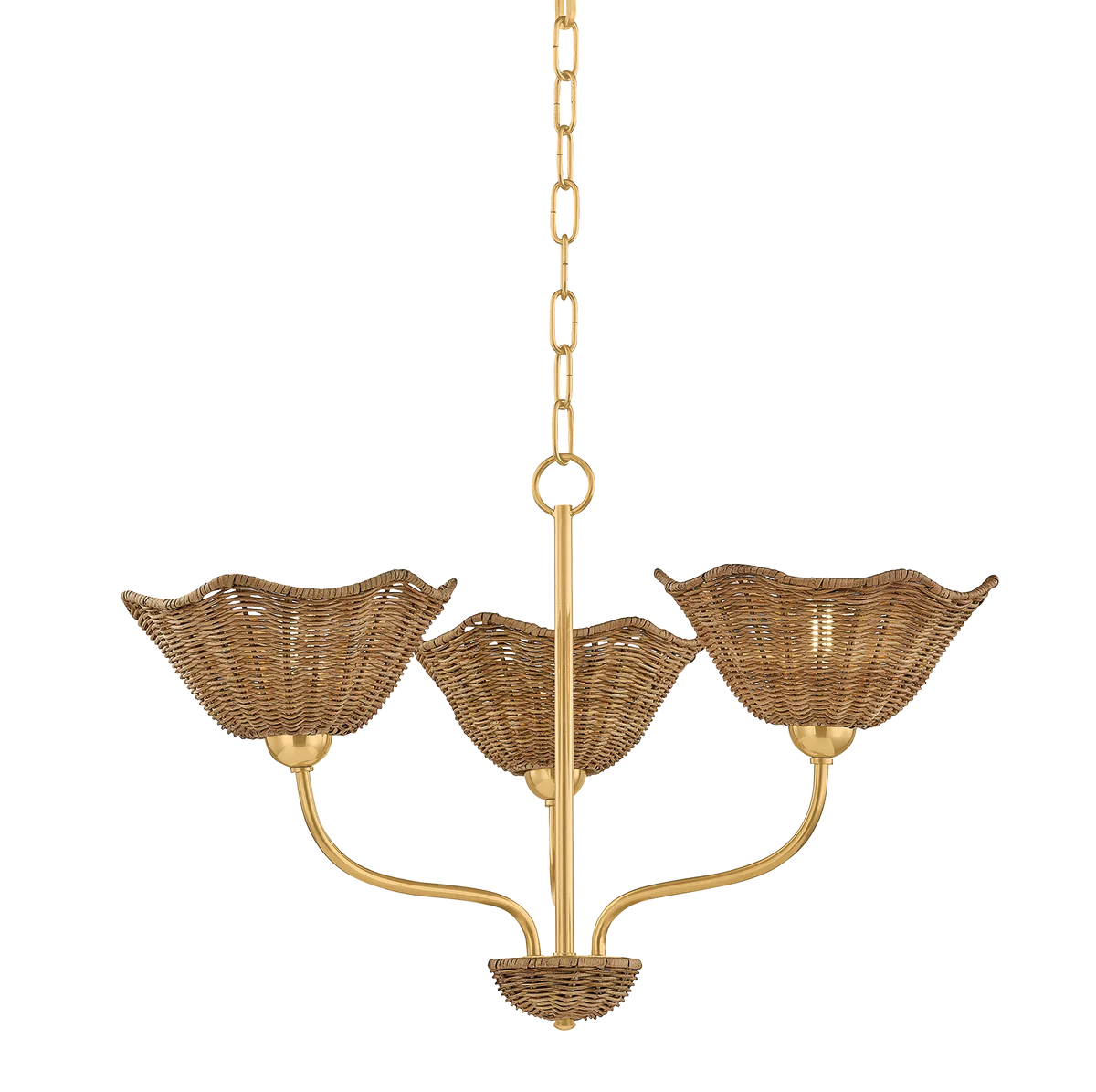 Kehlani Wicker Chandelier