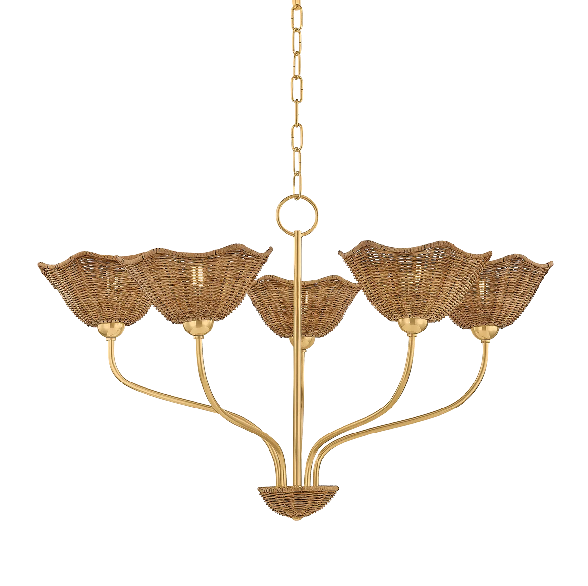 Kehlani Wicker Chandelier