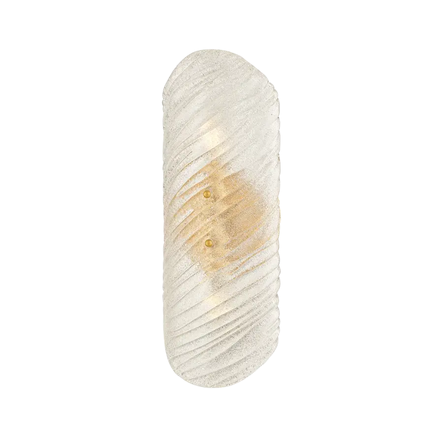 Shelley 2-Light Wall Sconce in Vintage Gold Leaf