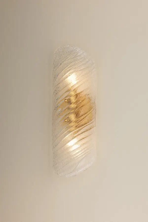 Shelley 2-Light Wall Sconce in Vintage Gold Leaf - Image 3