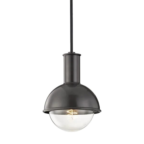 The Riley Pendant offers timeless appeal with its oil rubbed bronze finish, making it a versatile choice for various interior styles. Its compact size works well in smaller spaces while delivering focused illumination.