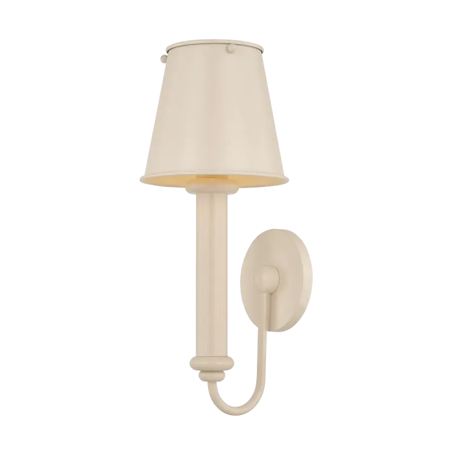 Yara Wall Sconce in Soft Bisque - Image 1