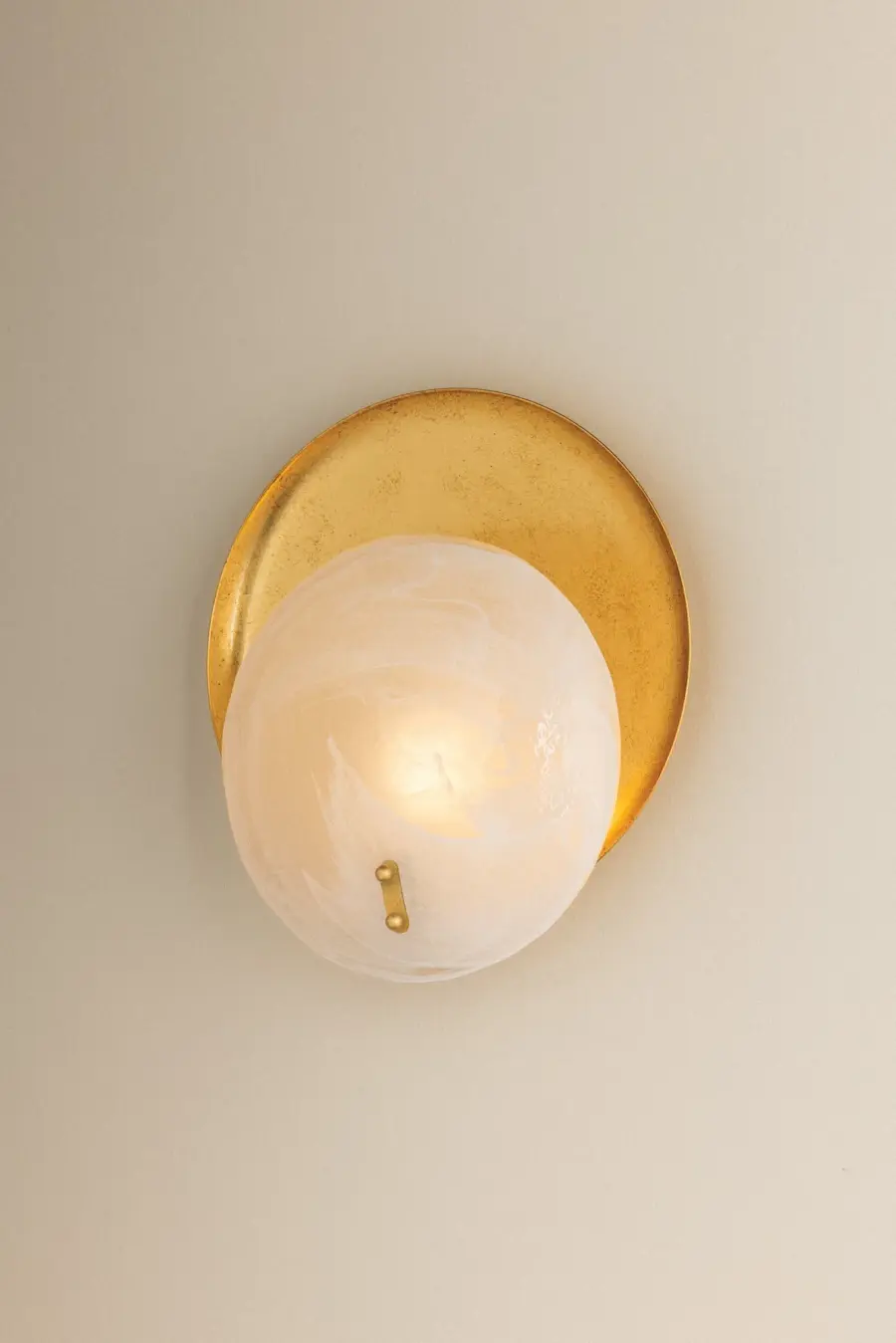 Shanette Wall Sconce in Vintage Gold Leaf - Image 2