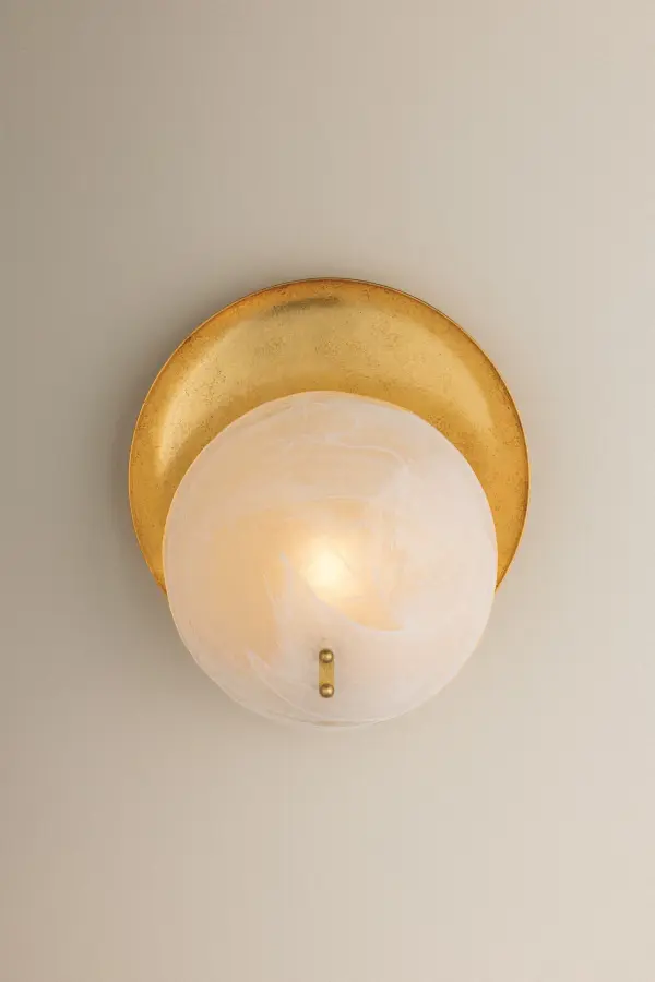 Shanette Wall Sconce in Vintage Gold Leaf - Image 3