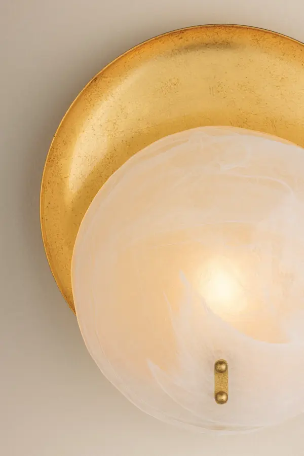 Shanette Wall Sconce in Vintage Gold Leaf - Image 5