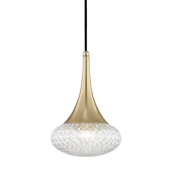 The Bella Pendant combines classic elegance with contemporary sensibility, featuring a refined gold finish that adds warmth and sophistication. Perfect for dining areas and entryways, this versatile fixture complements both traditional and modern interiors.