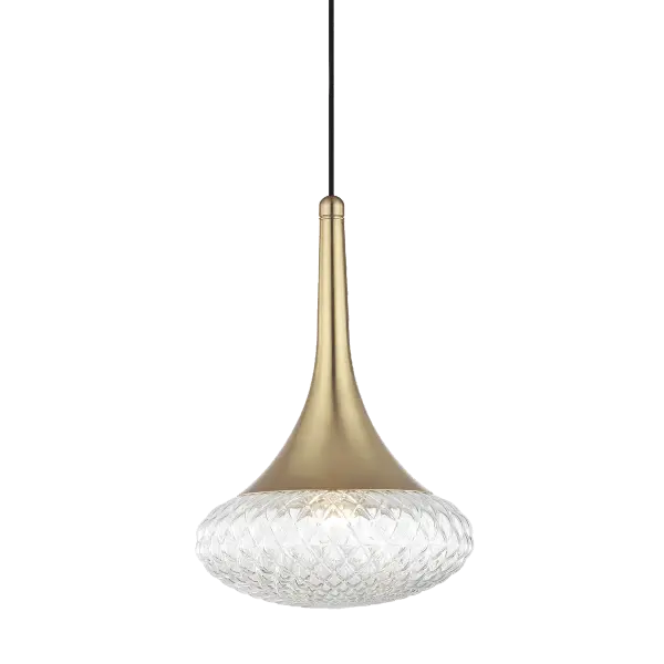 The Bella Pendant combines classic elegance with contemporary sensibility. Its refined gold finish adds warmth and sophistication to any space, making it ideal for dining areas and entryways.