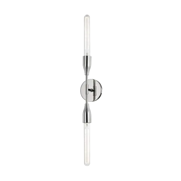The Tara Wall Sconce brings modern minimalism to any space with its clean lines and exposed tube bulb design. Available in multiple configurations and three premium finishes, it offers versatile lighting solutions.