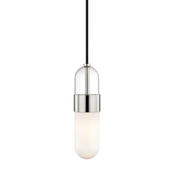 The Emilia Pendant combines classic elegance with contemporary simplicity, featuring a polished nickel finish that complements both traditional and modern interiors. Its versatile design works beautifully over kitchen islands, dining tables, or as a statement piece in entryways.