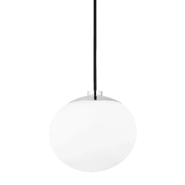 Estee brings fresh energy to classic globe lighting with its unique oblong shades and polished nickel finish. Perfect for adding personality to kitchens, dining areas, or bedrooms without taking itself too seriously.