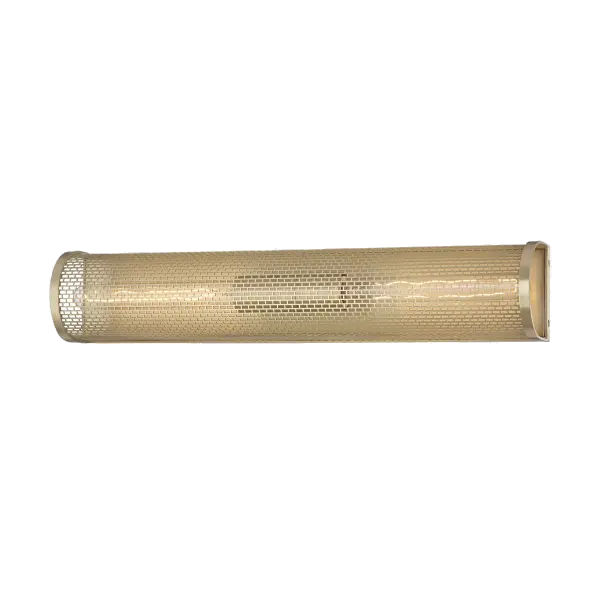 The Britt Wall Sconce combines classic elegance with contemporary simplicity. Its aged gold brass finish and clean lines make it versatile for both traditional and modern spaces, perfect for bathrooms, hallways, and bedrooms. - alternate view