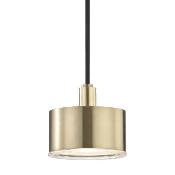 The Nora Pendant combines timeless elegance with contemporary sensibility. Its aged gold brass finish adds warmth and sophistication to any space, making it ideal for kitchen islands, dining areas, and entryways.