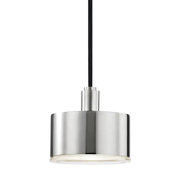 The Nora Pendant combines timeless design with contemporary appeal in a polished nickel finish. Its versatile aesthetic works beautifully in both residential and commercial settings, offering sophisticated lighting.