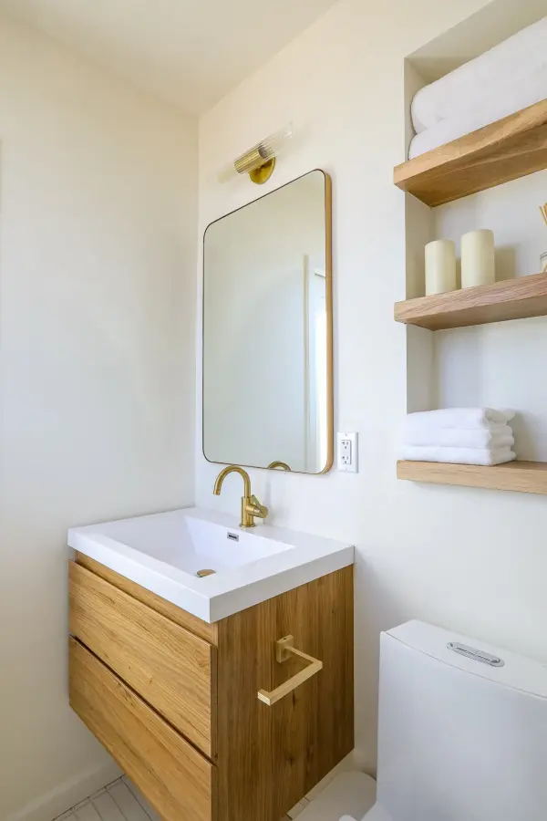 Elegant Transitional Sconce with Timeless Aged Brass Finish - Image 4