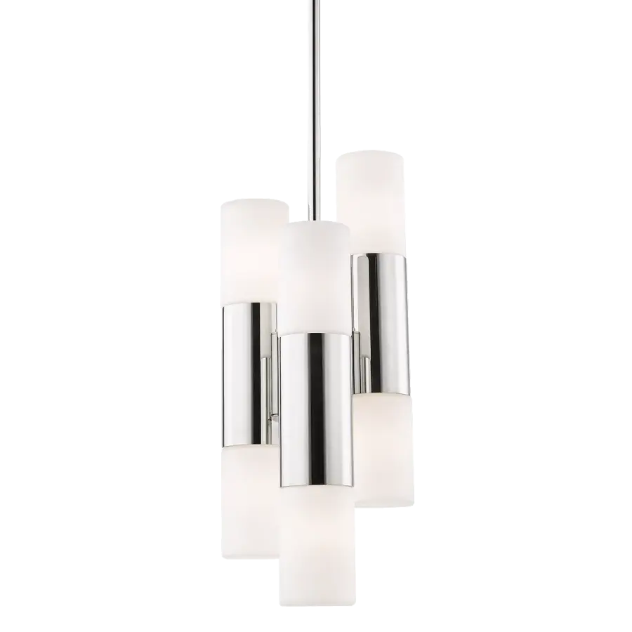 Elegant Contemporary Pendant with Versatile Polished Nickel Finish