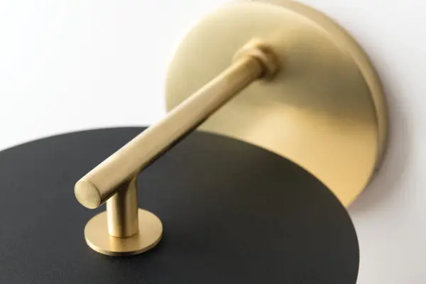 Elegant Two-Tone Wall Sconce with Timeless Appeal - Image 2