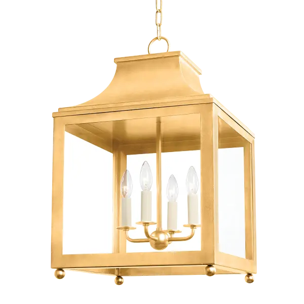 The Leigh Pendant combines classic elegance with contemporary sensibility, featuring a refined glass shade that provides beautiful ambient lighting. Its transitional design makes it adaptable to various interior styles.