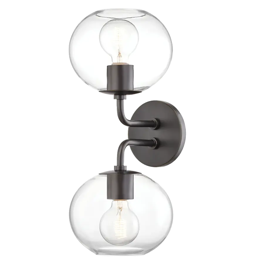 Elegant Transitional Wall Sconce with Timeless Bronze Finish