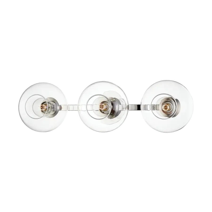 Elegant Transitional Wall Sconce with Polished Nickel Finish - Image 2