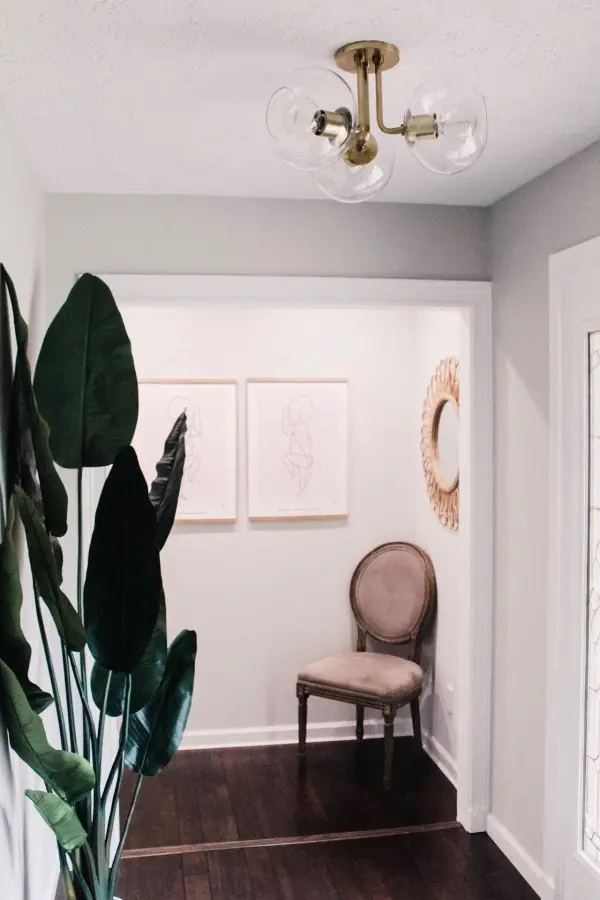 Elegant Semi-Flush with Timeless Aged Brass Finish - Image 5