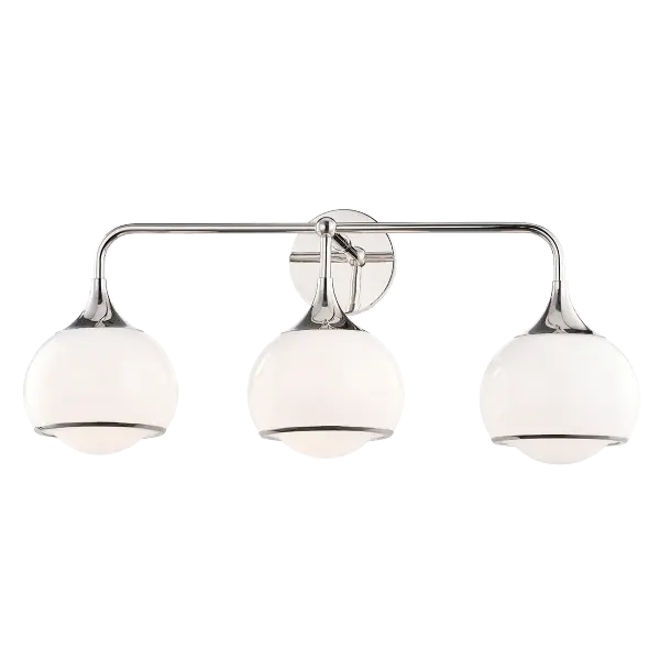 The Reese Bath and Vanity Light combines timeless design with modern functionality. Its polished nickel finish adds sophistication to any bathroom, while the transitional style ensures versatility across design schemes.