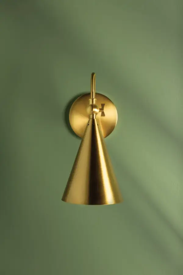 Lupe Wall Sconce in Aged Brass - Image 3