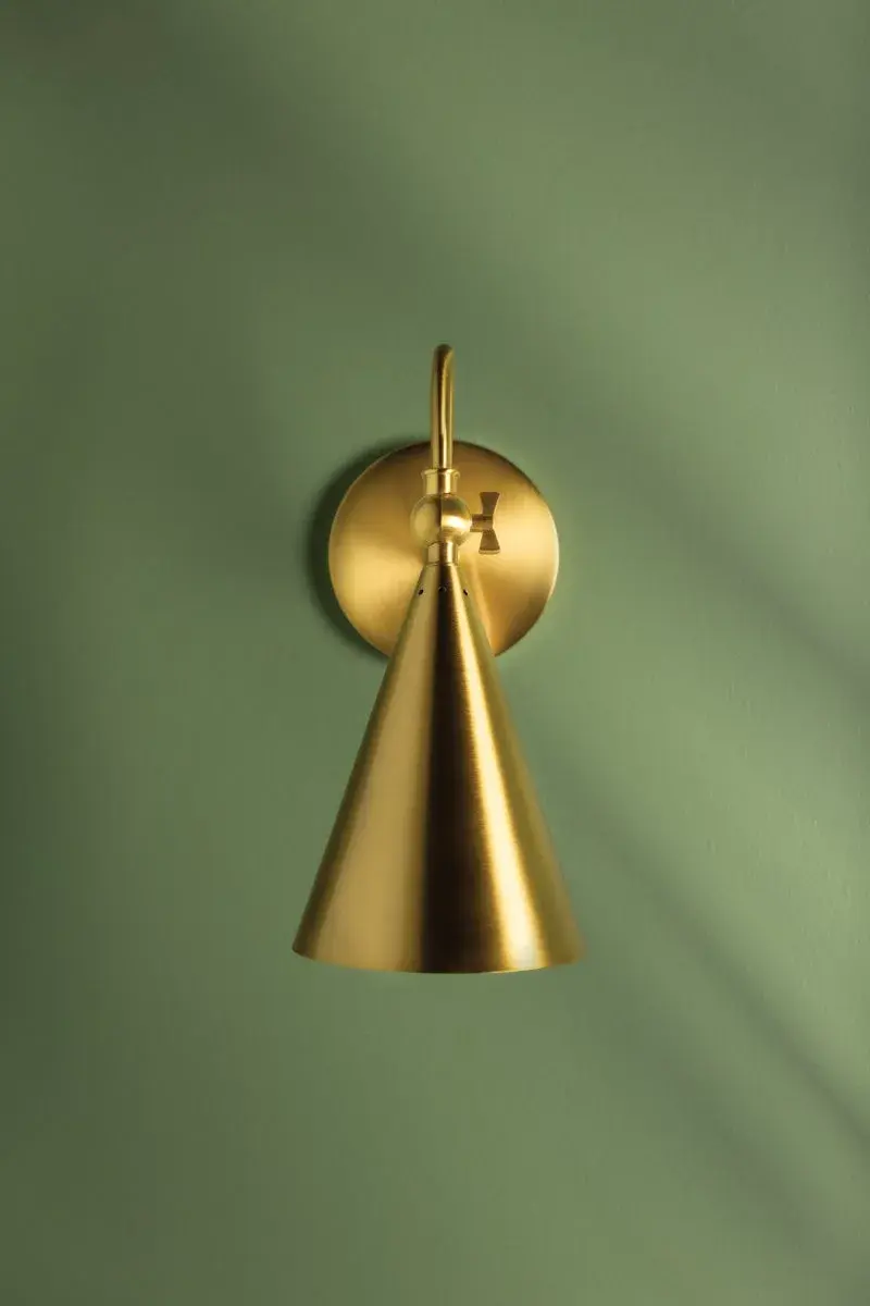 Lupe Wall Sconce in Aged Brass - Image 3